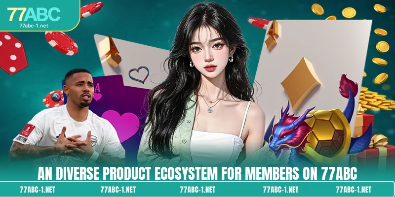 An diverse product ecosystem for members on 77ABC